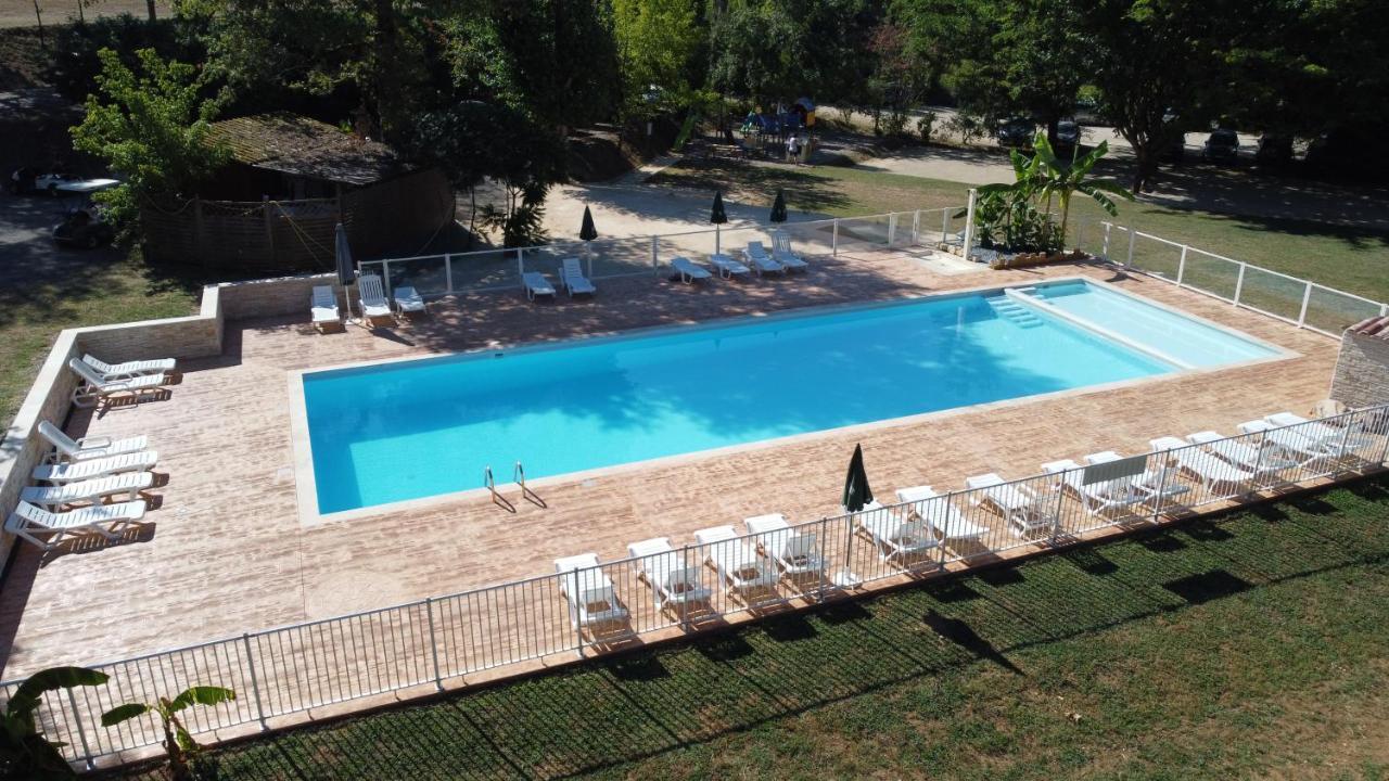 Camping Nature Le Valenty Mobil-Home-Dordogne Panoramique Clim Piscine Soturac エクステリア 写真